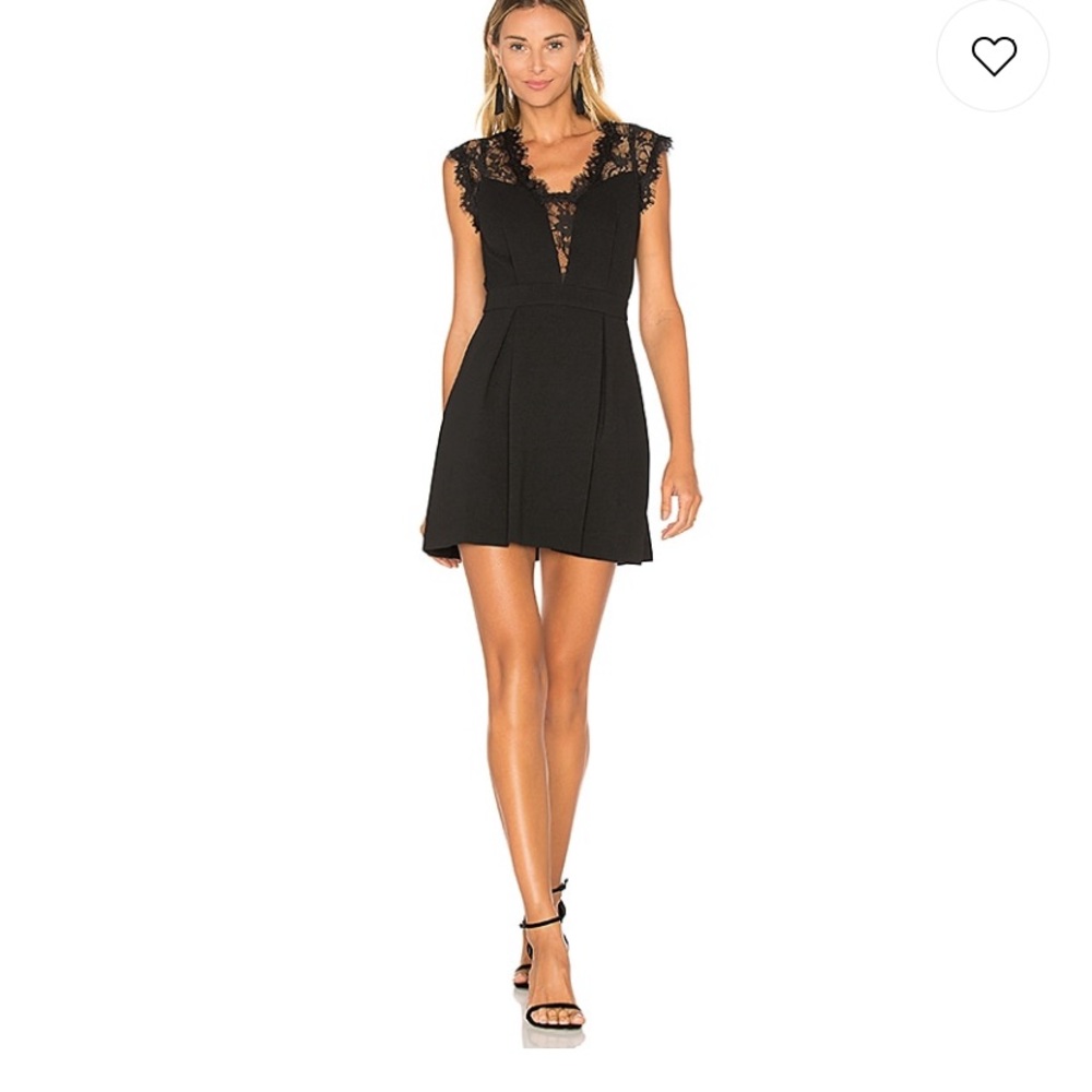 BCBGeneration Lace Insert Dress